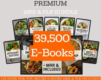 39500+ Food Ebook PLR MRR Bundle Passive Income, PLR Mrr Digital Products, Master Resell Rights, Master Resell Rights Education Jpeg Format