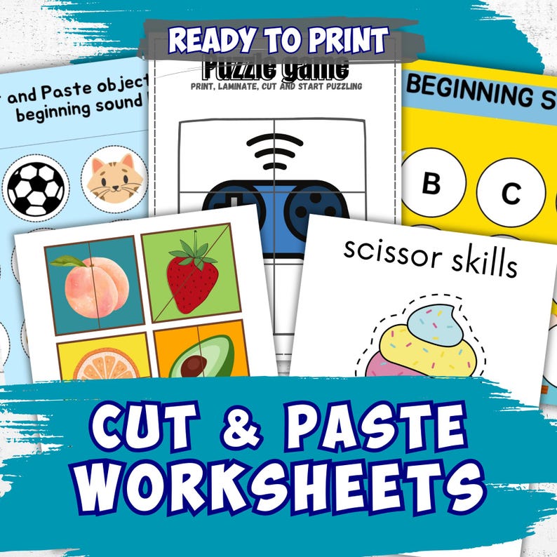 5000+ Preschool Pre-K + Kindergarten Learning Bundle, Activity Worksheets, Alphabet, Numbers, Shapes, Colors, Coloring pages, Do a Dot