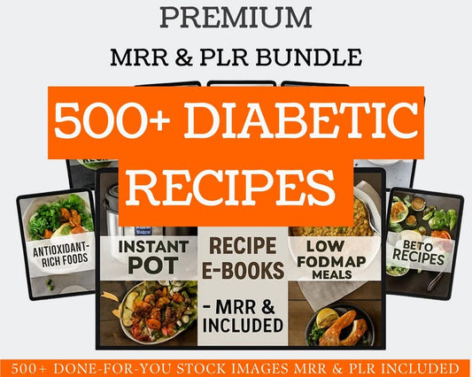500+ Food Recipe PLR MRR Bundle Passive Income, PLR Mrr Digital Products, Master Resell Rights, Master Resell Rights Education Jpeg Format