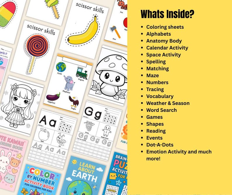 5,300+ Educational Kids Resources | Learning Bundle | PLR & MRR Digital Product | Classroom Activities