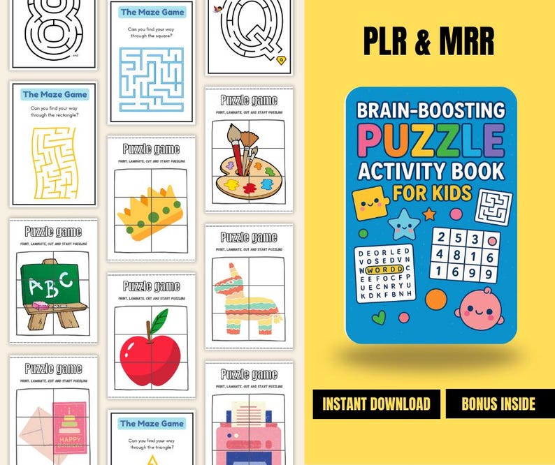 5,300+ Educational Kids Resources | Learning Bundle | PLR & MRR Digital Product | Classroom Activities